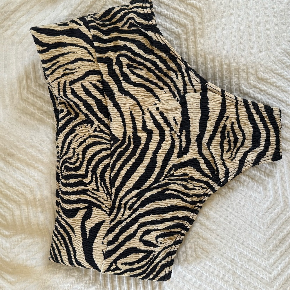 Zebra Print Montce Heidi Swim Bottom